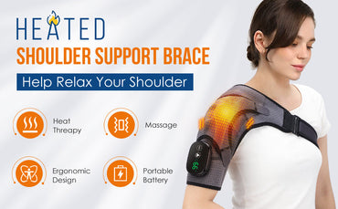 3 Speed Vibration Electric Massage Shoulder Pad