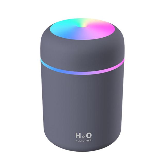 Portable Electric Air Humidifier 300ml Diffuser with Colorful Light