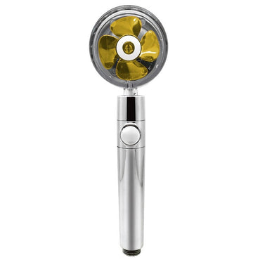 Turbo Propeller Rainfall Handheld Shower Head Water Saving for Bathroom Accessaries Showerhead Body Jet Shower