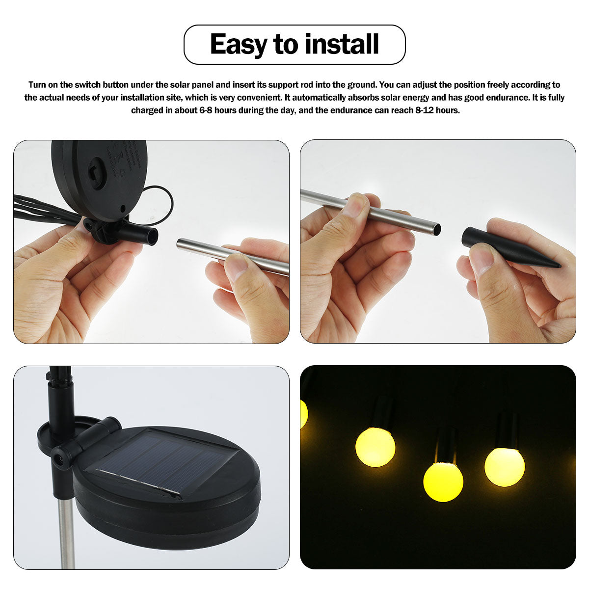 Starburst Swaying Solar Garden Lights