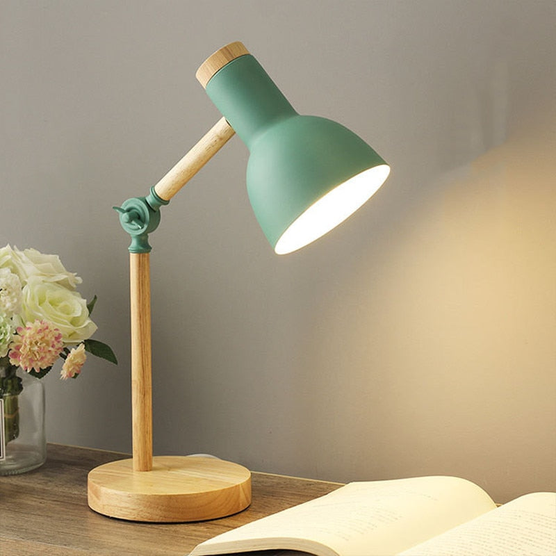 Wooden Desk Lamp
