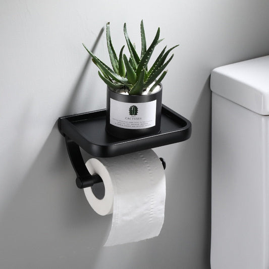 Toilet Paper Holder With Phone Rest