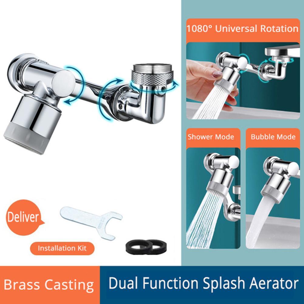 Multifunction Faucet Extender Universal 1080 Swivel Faucet Aerator