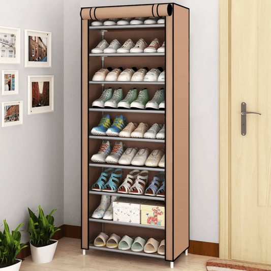 Shoe Rack 10 Layer Shoe Storage Cabinet Standing Shoe Organizer