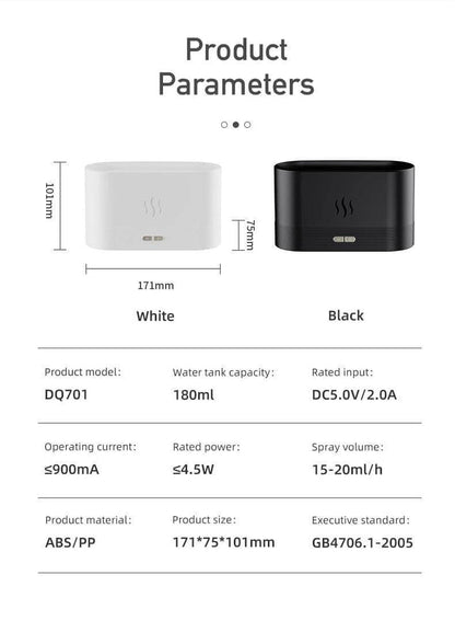 Luxury Flame Diffuser & Humidifier