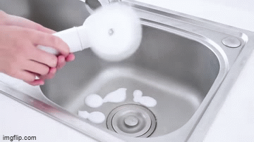 Electric Automatic Cleaning Brush Tool