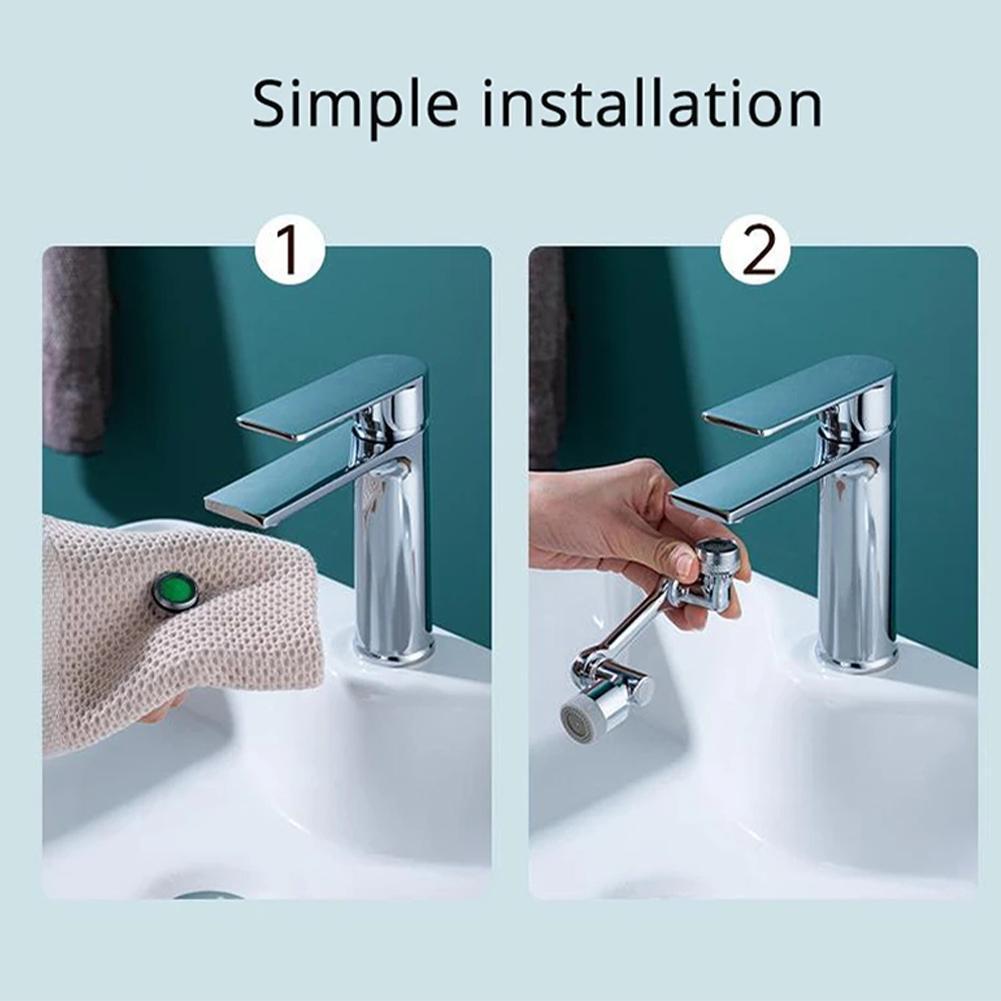 Multifunction Faucet Extender Universal 1080 Swivel Faucet Aerator