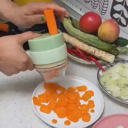 4In1 Handheld Electric Vegetable Cutter