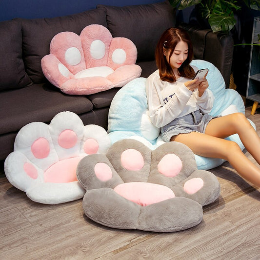 Paw Paw Plush Chair Cushion