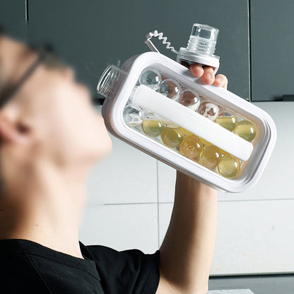 Multifunctional Portable Ice Ball Maker Bottle