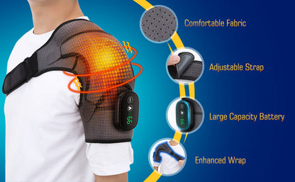 3 Speed Vibration Electric Massage Shoulder Pad