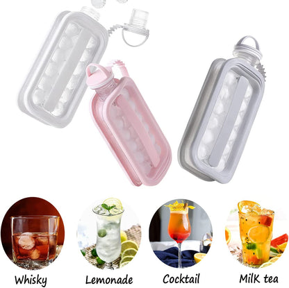 Multifunctional Portable Ice Ball Maker Bottle