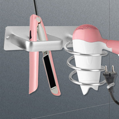 Bathroom Shelf Storage Accessories Hair Straightener and Dryer Holder