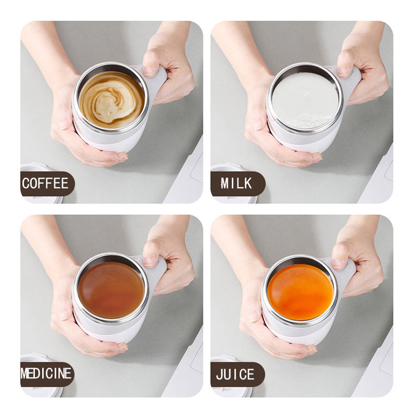 ELECTRIC MIXING MUG WITH MAGNETIC STIRRING