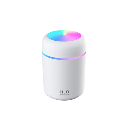Portable Electric Air Humidifier 300ml Diffuser with Colorful Light