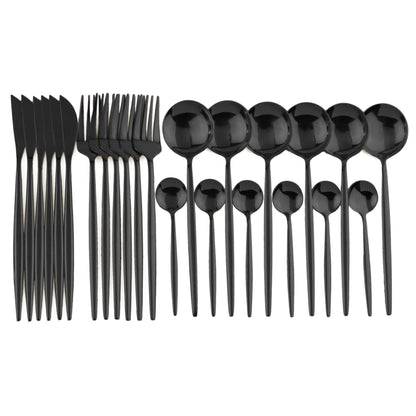 24pcs Luxury Western Dinnerware Set