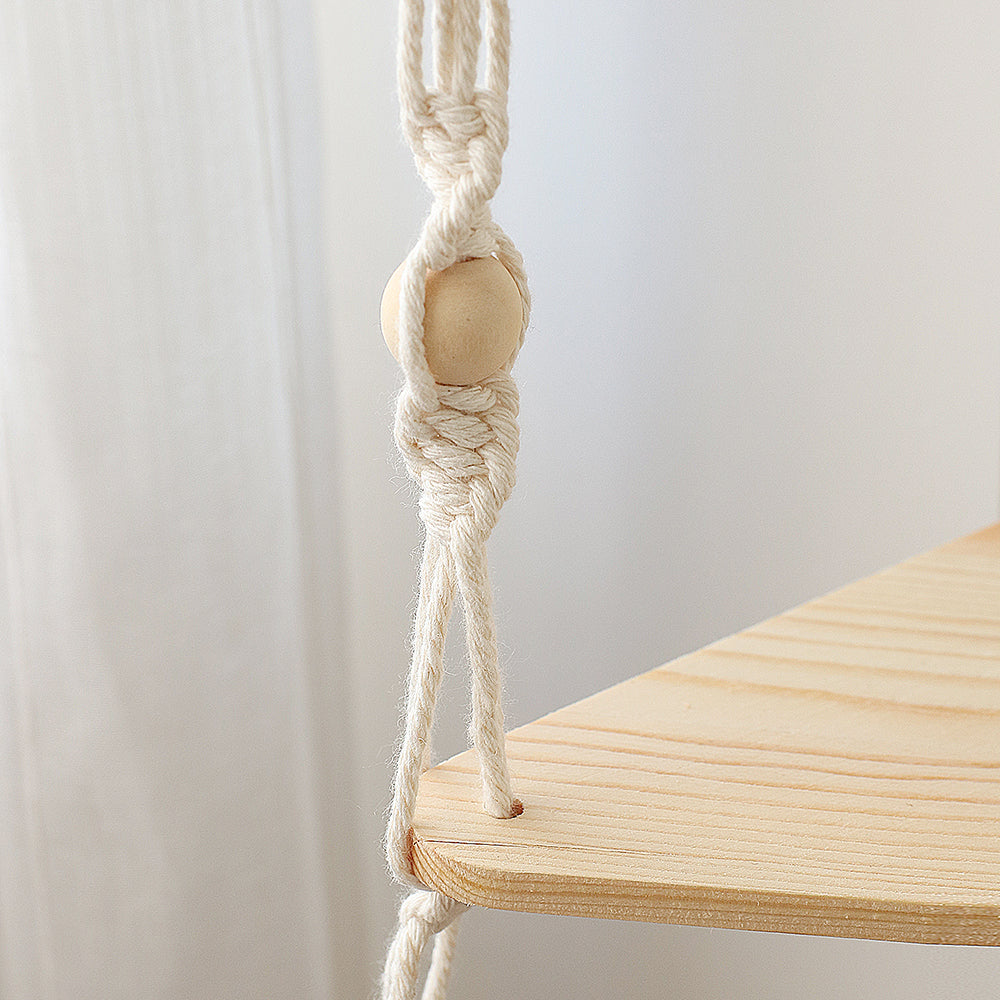Wall Hanging Shelves Wood Stand Home Decor