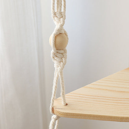 Wall Hanging Shelves Wood Stand Home Decor