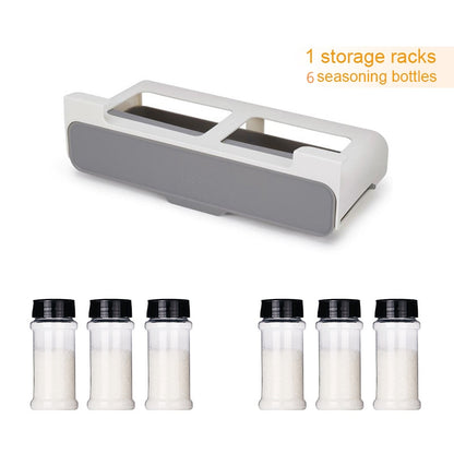 Under-shelf Spice Organizer Spice Bottle Storage Rack Kitchen