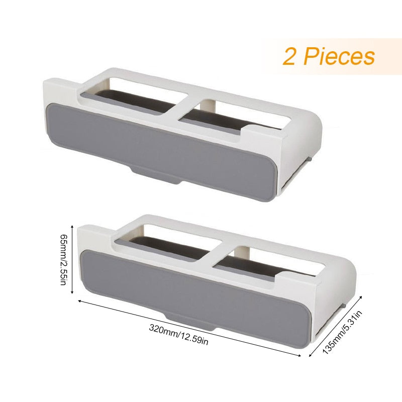 Under-shelf Spice Organizer Spice Bottle Storage Rack Kitchen