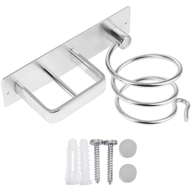 Bathroom Shelf Storage Accessories Hair Straightener and Dryer Holder