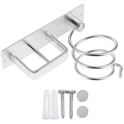 Bathroom Shelf Storage Accessories Hair Straightener and Dryer Holder