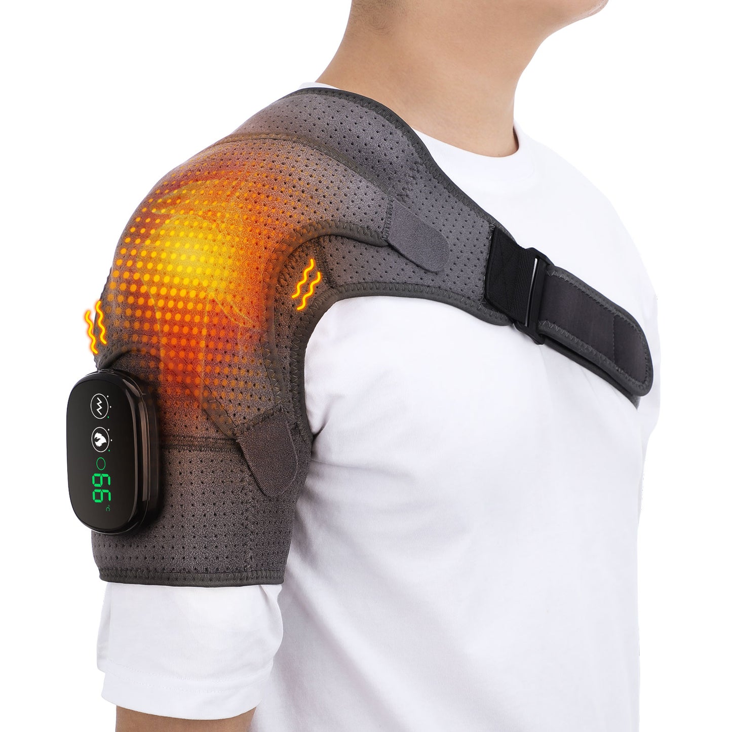 3 Speed Vibration Electric Massage Shoulder Pad
