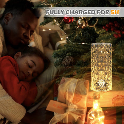 LED Crystal Table Lamp Light 16 Colors