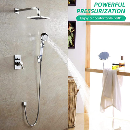 Turbo Propeller Rainfall Handheld Shower Head Water Saving for Bathroom Accessaries Showerhead Body Jet Shower