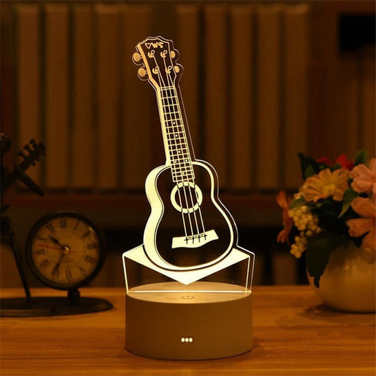 3D Acrylic Led Lamp for Home Night Light Table Lamp