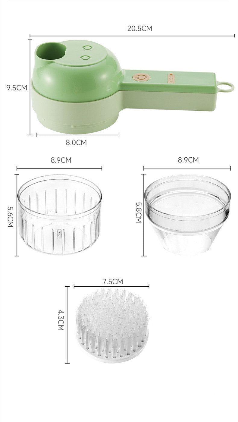 4In1 Handheld Electric Vegetable Cutter