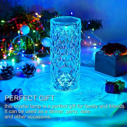 LED Crystal Table Lamp Light 16 Colors