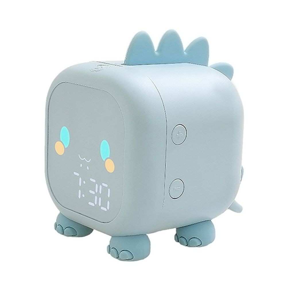 Cute Dinosaur Digital Alarm Clock For Kids Bedside Clock Children Sleep Trainer Wake Up Night Light