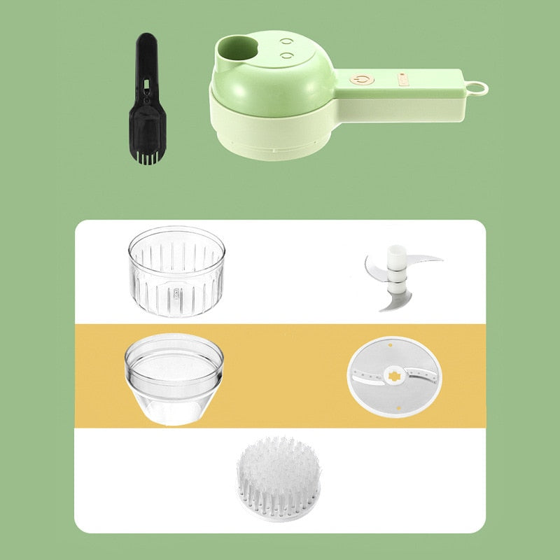 4In1 Handheld Electric Vegetable Cutter