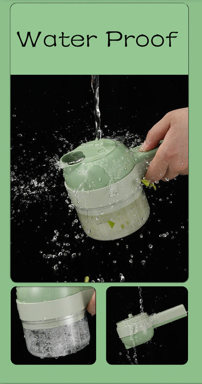 4In1 Handheld Electric Vegetable Cutter