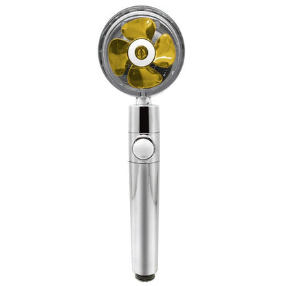 Turbo Propeller Rainfall Handheld Shower Head Water Saving for Bathroom Accessaries Showerhead Body Jet Shower