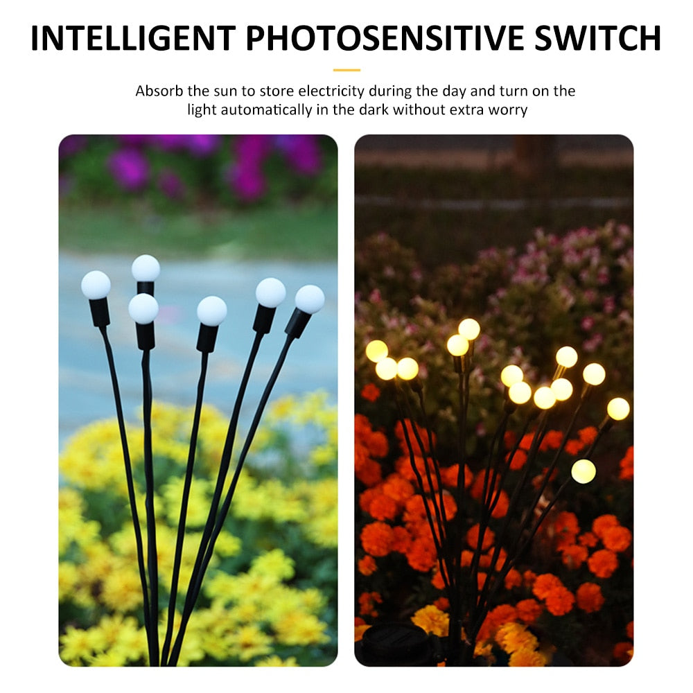 Starburst Swaying Solar Garden Lights
