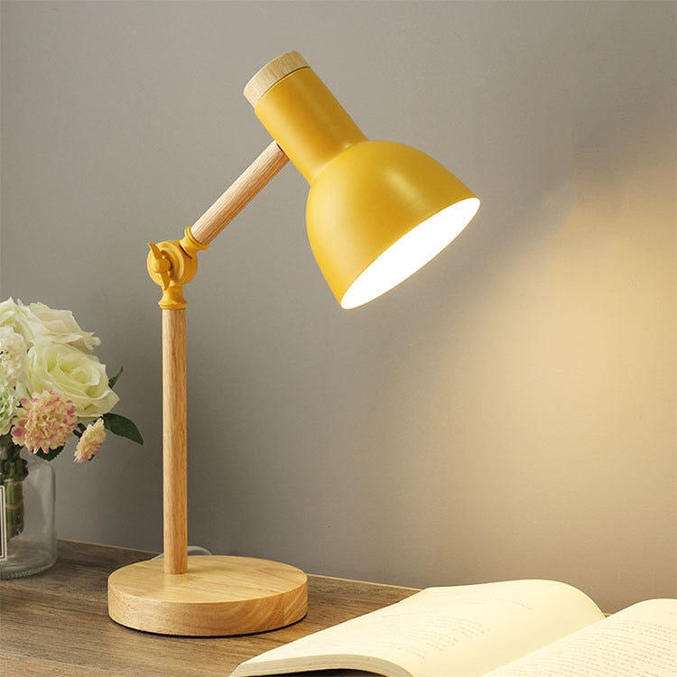 Wooden Desk Lamp