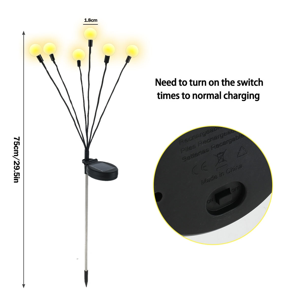 Starburst Swaying Solar Garden Lights