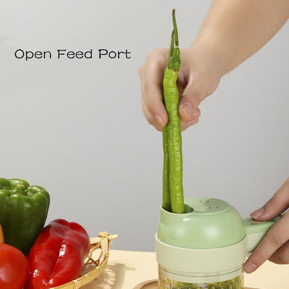 4In1 Handheld Electric Vegetable Cutter