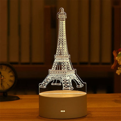 3D Acrylic Led Lamp for Home Night Light Table Lamp