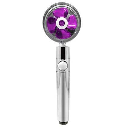 Turbo Propeller Rainfall Handheld Shower Head Water Saving for Bathroom Accessaries Showerhead Body Jet Shower