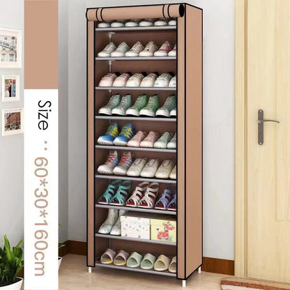 Shoe Rack 10 Layer Shoe Storage Cabinet Standing Shoe Organizer