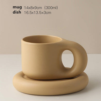 Nordic Minimalist Ceramic Plump Mug