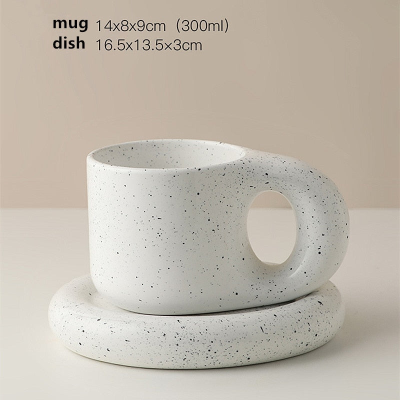Nordic Minimalist Ceramic Plump Mug
