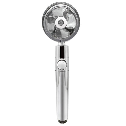 Turbo Propeller Rainfall Handheld Shower Head Water Saving for Bathroom Accessaries Showerhead Body Jet Shower