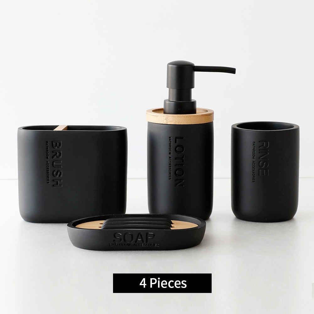 Bathroom Accessories Set Resin