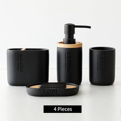 Bathroom Accessories Set Resin