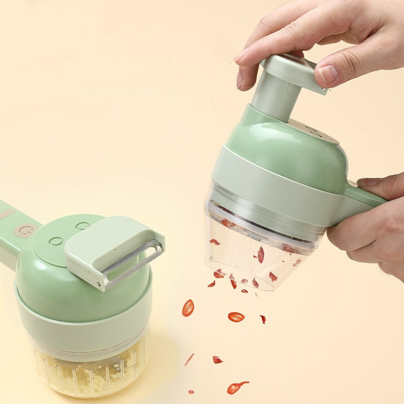 4In1 Handheld Electric Vegetable Cutter