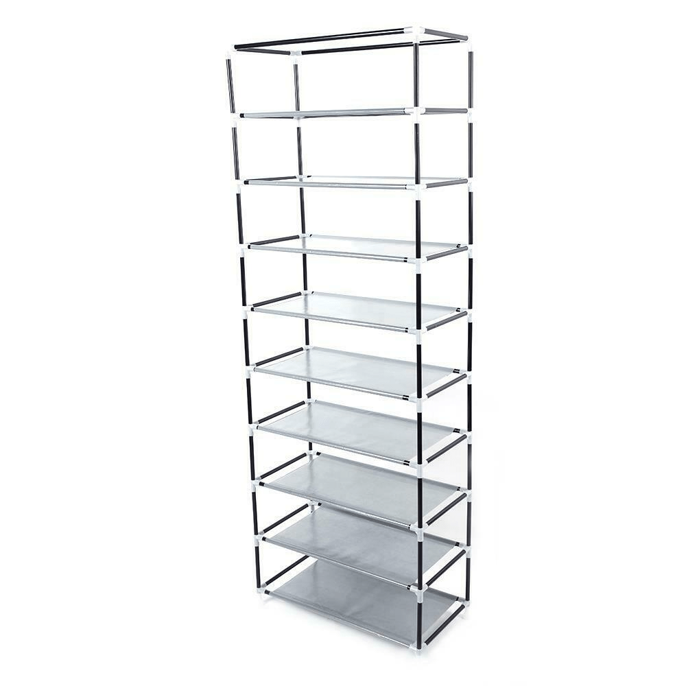 Shoe Rack 10 Layer Shoe Storage Cabinet Standing Shoe Organizer